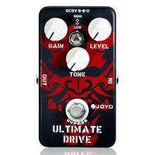 JOYO JF-02 педаль гитарного эффекта, превосходящая диодную трубу, усилитель, конечный привод, овердрайв, особенности, граничающий на искажении овердрайв