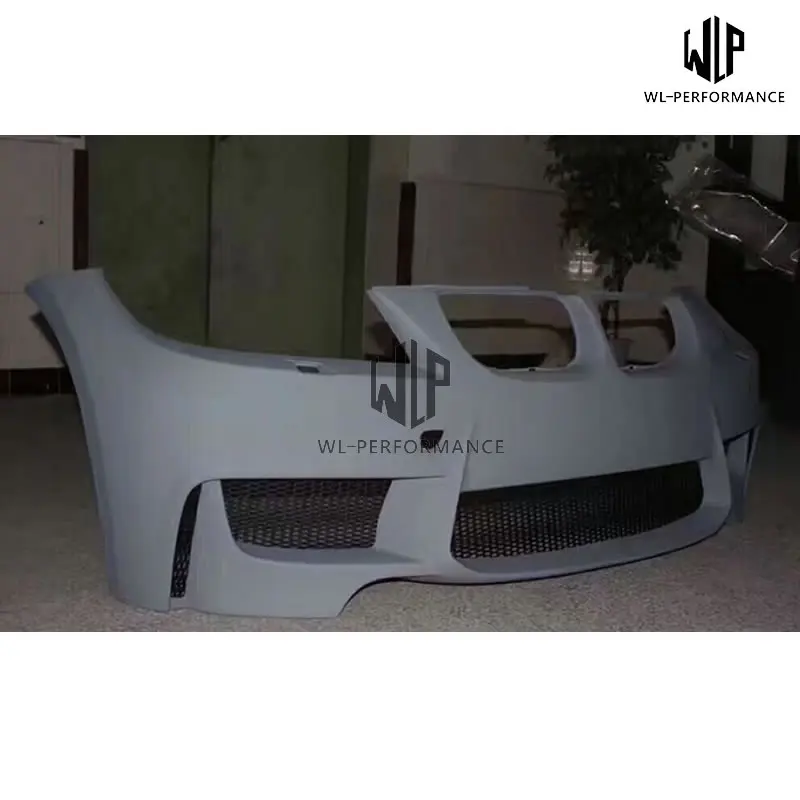 E90 ПУ Неокрашенная Передняя фотография для BMW 325i 1M Style Car Body Kit 2008 2012|Обвесы| |