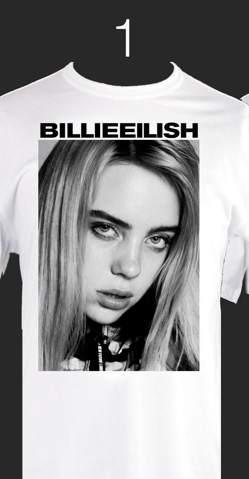 

BILLIE EILISH Singer T-shirt X2 Options, S M L XL 2XL 3XL Spiders Men 2018 Brand Clothing Tees Casual Top Tee T Shirt