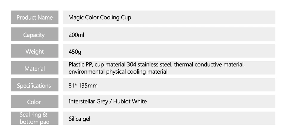 Original Huawei Cooling Cup 200ml 55degree Mini Portable Magic Instant Cooler Bottle Fast Cooling Drink 304 stainless steel Cup (4)