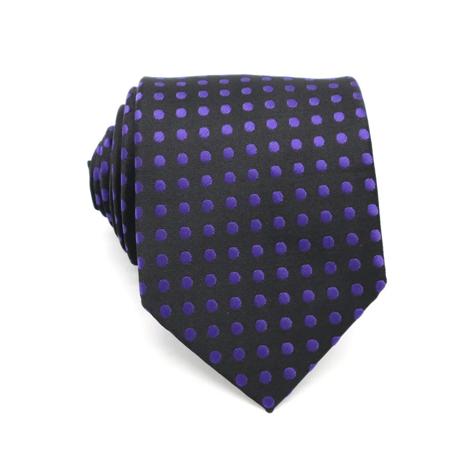 16 цветов, модный мужской галстук, 8 см, шелк, галстук, жаккардовый, в горошек, на шею, галстуки, галстуки для мужчин, для бизнеса, свадьбы, вечеринки - Цвет: XT42