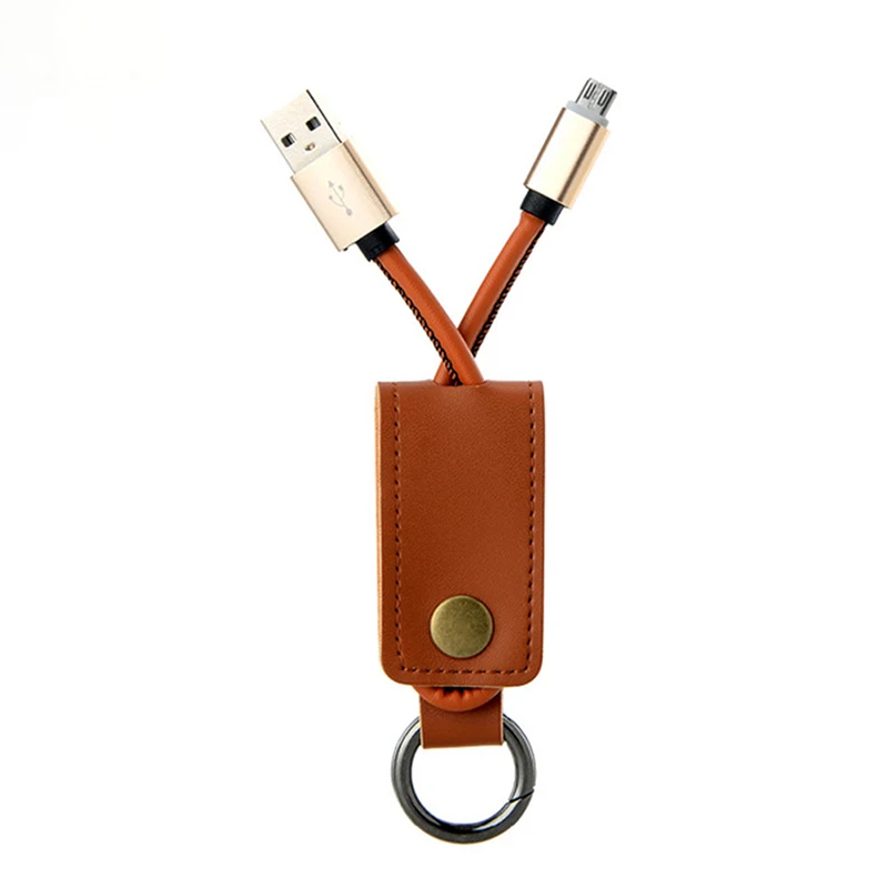 Кабель Micro USB брелок телефон зарядный шнур для телефонов Android QJY99|Переходники и