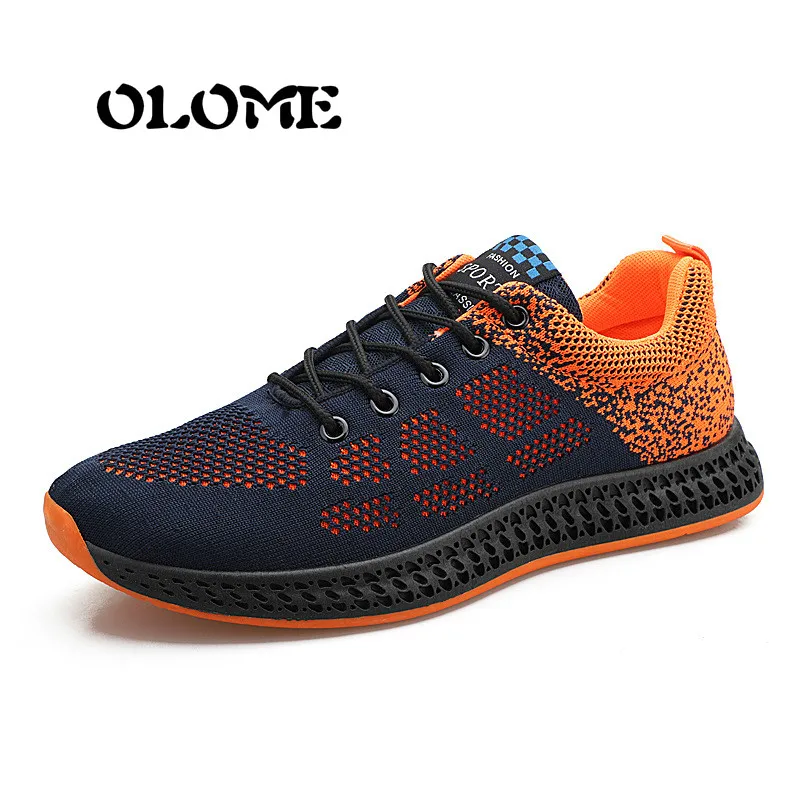

OLOME New High Quality Men Shoes Breathable Male Brand Soft Sneakers Adult Non-slip Comfortable Mesh Casual Shoes Size 39-44