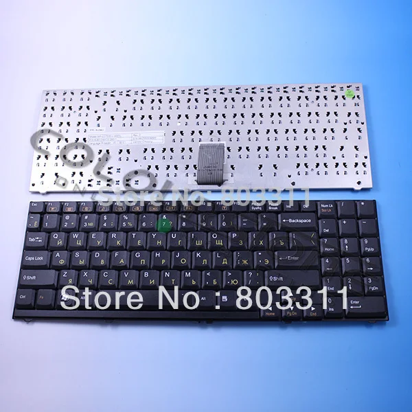 

Brand new Russian Laptop Keyboard For Clevo D9 D90 D900 D900C Series MP-03753SU-4305L DNS RU keyboard