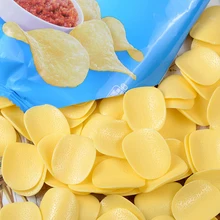 10 шт./лот Симпатичные Мини смолы картофельные чипсы Моделирование еда для аксессуары кухня играть игрушки, поделки Diy дома Свадебные украшения