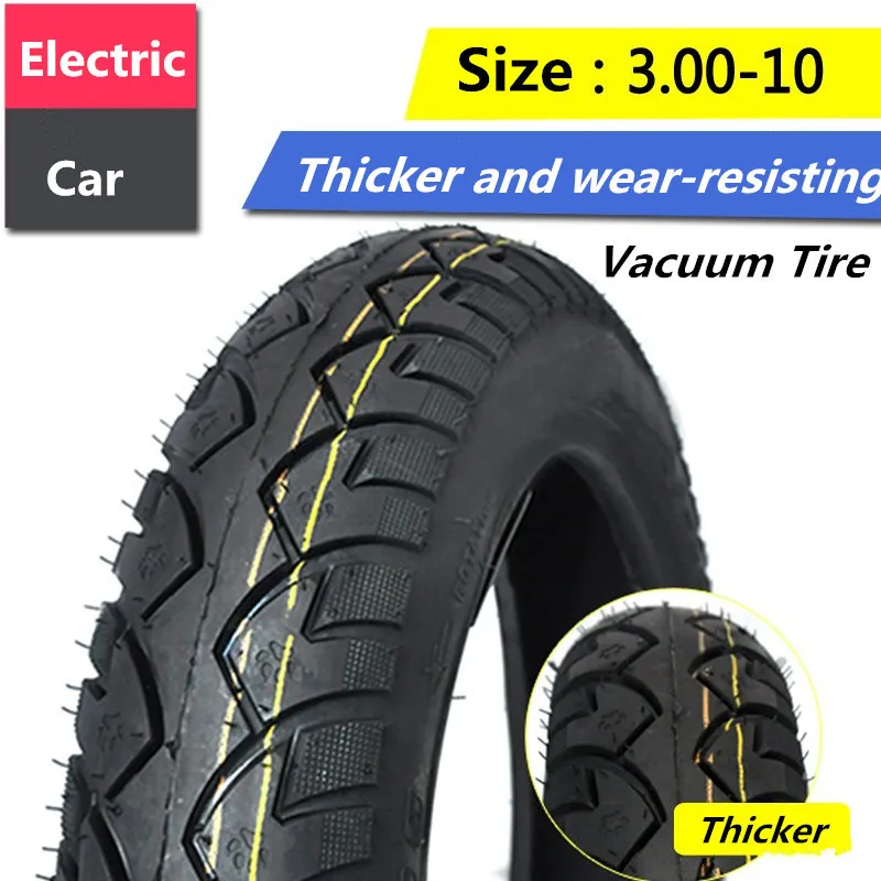 

FEELCOOL Tyre without inner tube with thickening 3.00-10 vacuum tyre car battery electric vehicles and motorcycle tires