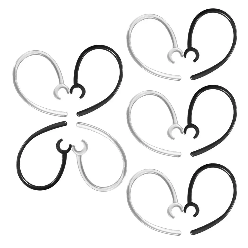 

Earphone Ear Clip Hoop Hook Clamp Holder Handsfree Bluetooth Headset Black Transparent EarHook