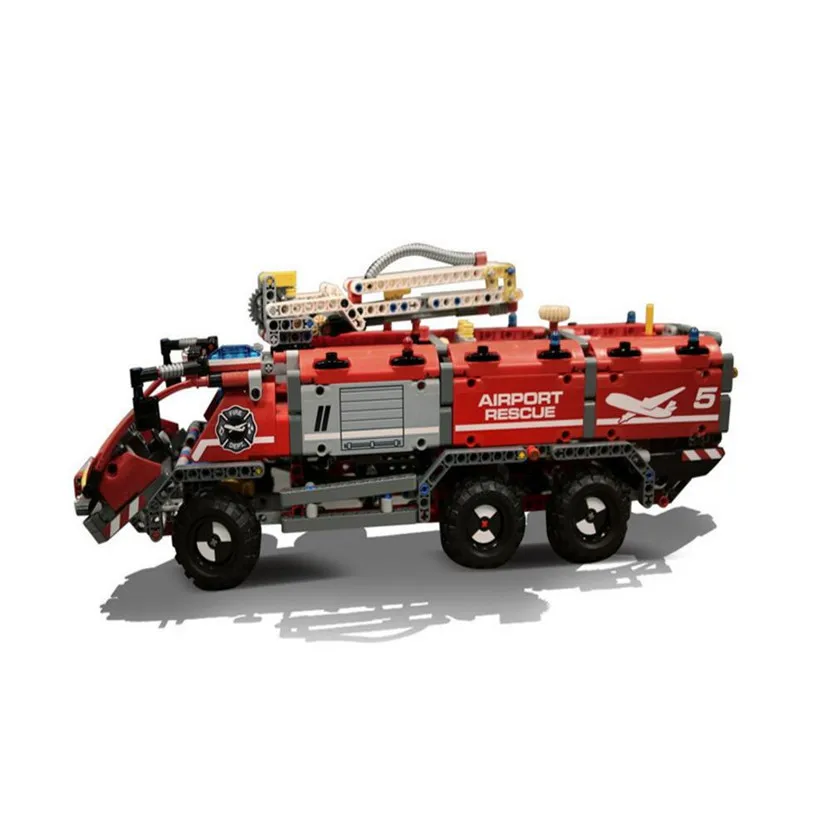

Lepin ABS Building Blocks Mechanical Rescue Fire Truck 1180 Pcs Small Particle Assembled Compatible Brick Toys For Children