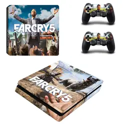 Farcry5 винил кожи PS4 Slim кожи Стикеры наклейка Наклейки для PS4 Slim консоли и контроллера