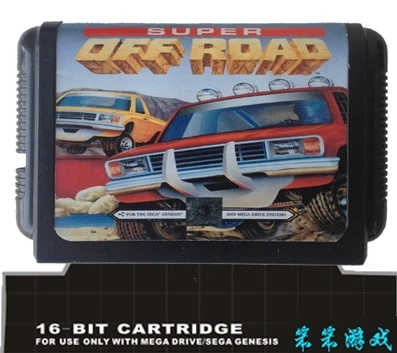 Super Off Road 16 bit MD Games Cartridge For MegaDrive