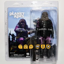 NECA Rise of the Planet of Apes orangutan Soldier 8 дюймов одежда Подвижная кукла Модель Действие F