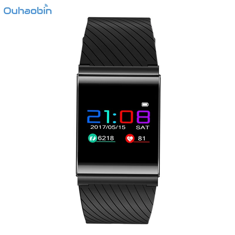 

Ouhaobin New HR Bluetooth 4.0 Colorfol LED Smart Wrist Watch Bracelet Sport Watches 3 Colors Multifunction Smart Band Oct13