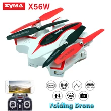 SYMA X56W Drones with Camera HD Folding Dron Real Time Video Quadcopter 2.4G 6 Axis WIFI Quadrocopter Aircraft Rc Helicopter