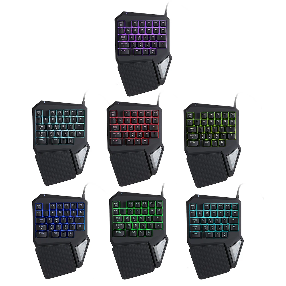 Delux T9 Pro Клавиатура Мышь комбо M618P мыши светодиодный ная Подсветка USB Проводная