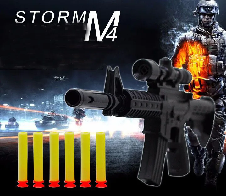 Free Ship CS Game Shooting rCrystal Gun Nerf Air Soft Airgun m4a1 Pistol &amp Bullet Plastic Toys | Игрушки и хобби