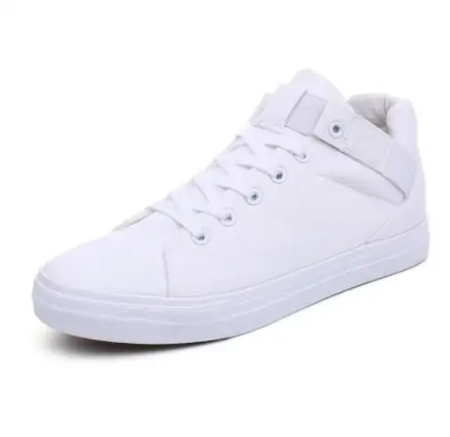 

2018 autumn and winter new high shoes male students Korean canvas shoes casual shoes shoes