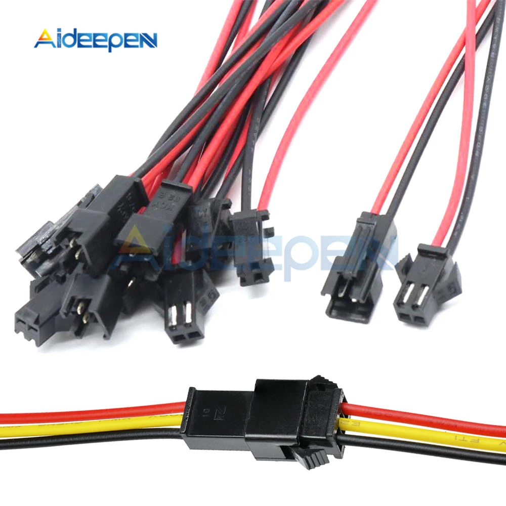 lahomia 15cm JST 2P Male/Female Connector Plug Lead Cable 