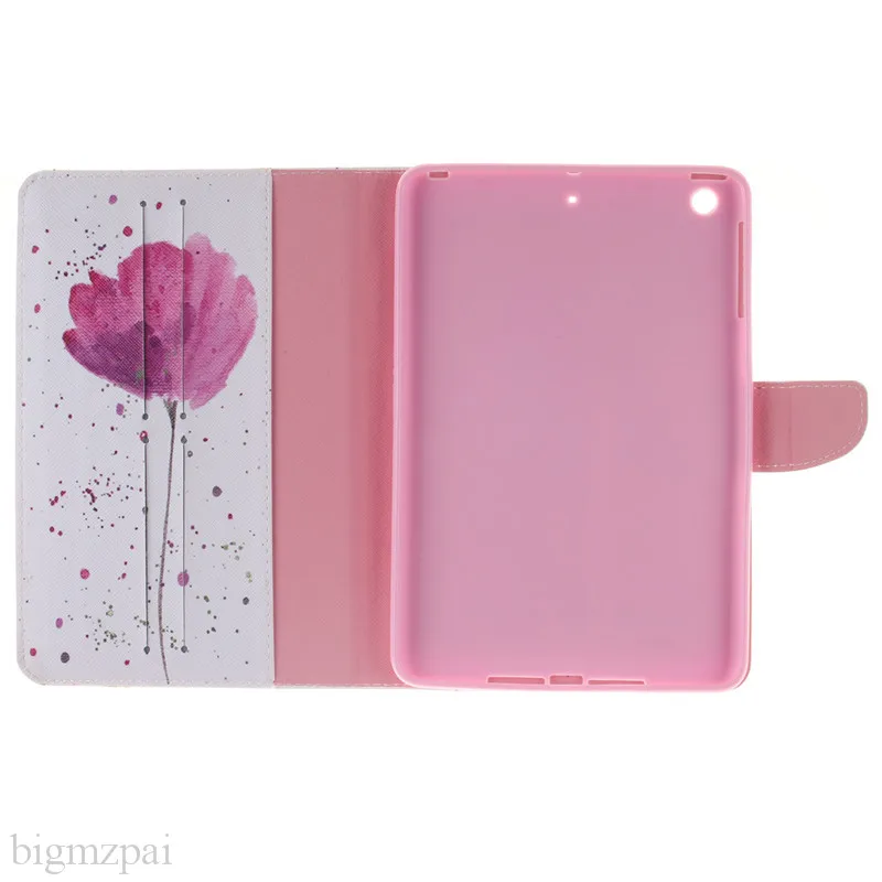 Lovely 2 Sides Painted Stand Wallet Flip Case For iPad Air 1 Case PU Leather Tablet Cover For Ipad 5 9.7 Inch With Card Holder (13)