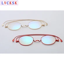 Синий свет блокировка очки для чтения лупа ретро очки для компьютера складной поворот пресбиопии очки отправить кожаный чехол A3