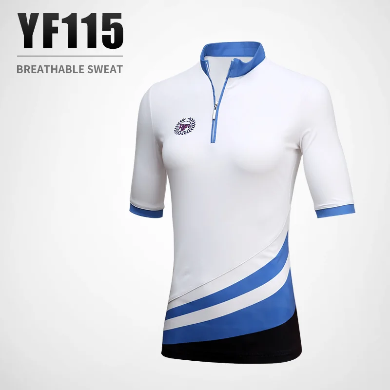 

PGM golf apparel ladies summer T-shirt short sleeved blouse breathable sports suit