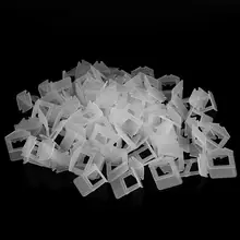 

100pcs/Set Tile Level Spacer Plastic Disposable Floor Wall Ceramic Tile Leveling Clips Spacers Tiling Tool Building Tools New