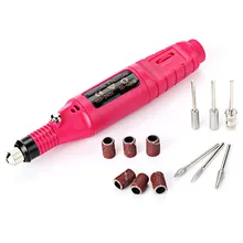 High Quality Grinding Machine Red Pen Mini Electric Sander Sanding Machine Gundam Nail Polishing Tools EU Plug YY-0258