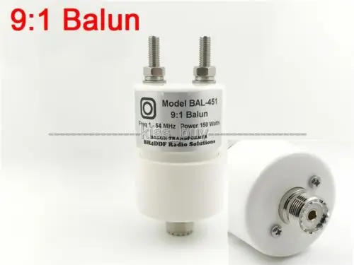 

9:1 HF Balun 150W Short wave Dipole Antenna Receiver 1.8-54MHz for radio QRP Shortwave balun antenna balun 1:9