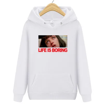 Новые мужские толстовки Одежда life скучно Мода с капюшоном Повседневная мужская