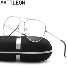 Классические мужские и женские очки с прозрачными линзами, прозрачная металлическая оправа для очков, оптическая близорукость, очки Lunette Femme, глянцевые, черные, золотые, серебряные