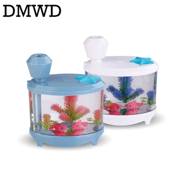 

DMWD USB Ultrasonic Humidifier LED Night Light Lamp Air Purifier Essential Oil Aromatherapy Diffuser Fogger Mist Maker Atomizer