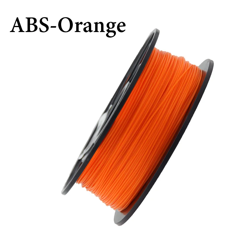 PLA ABS Гибкая нить для 3d принтера PETG 1,75 мм 1 кг/0,8 кг пластиковая нить материал для Createbot/MakerBot/RepRap высокое качество - Цвет: abs orange