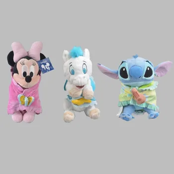 

35 cm Plush Toys Stitch Minnie white horse Stuffed And Soft Animal Toys Birthday Gift free shipping