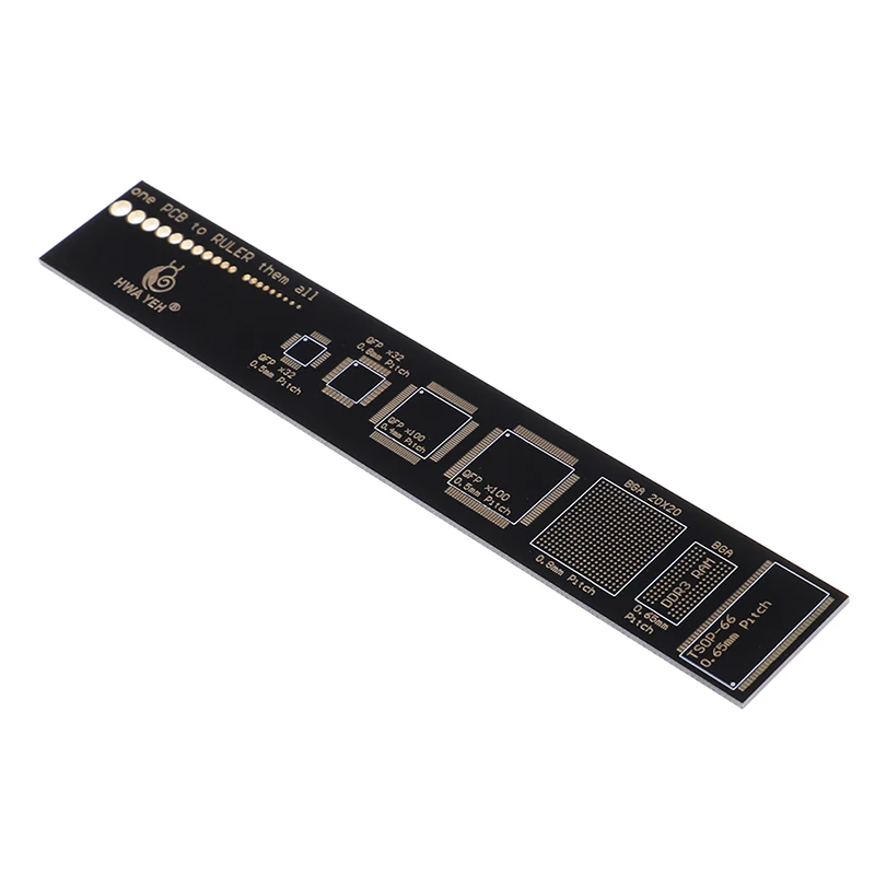 

PCB Ruler For Electronic Engineers For Geeks Makers For Arduino Fans PCB Reference Ruler PCB Packaging Units High quality