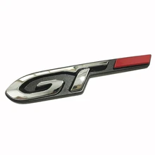 Legal 3d estilo do carro etiqueta gt design para peugeot moda porta do carro adesivo