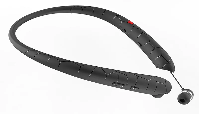 Выдвижные Наушники Bluetooth гарнитура шейные спортивные наушники беспроводные