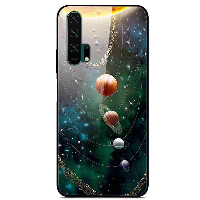 Premium Tempered Glass Hard Back Cover for Huawei Honor 20 Series
