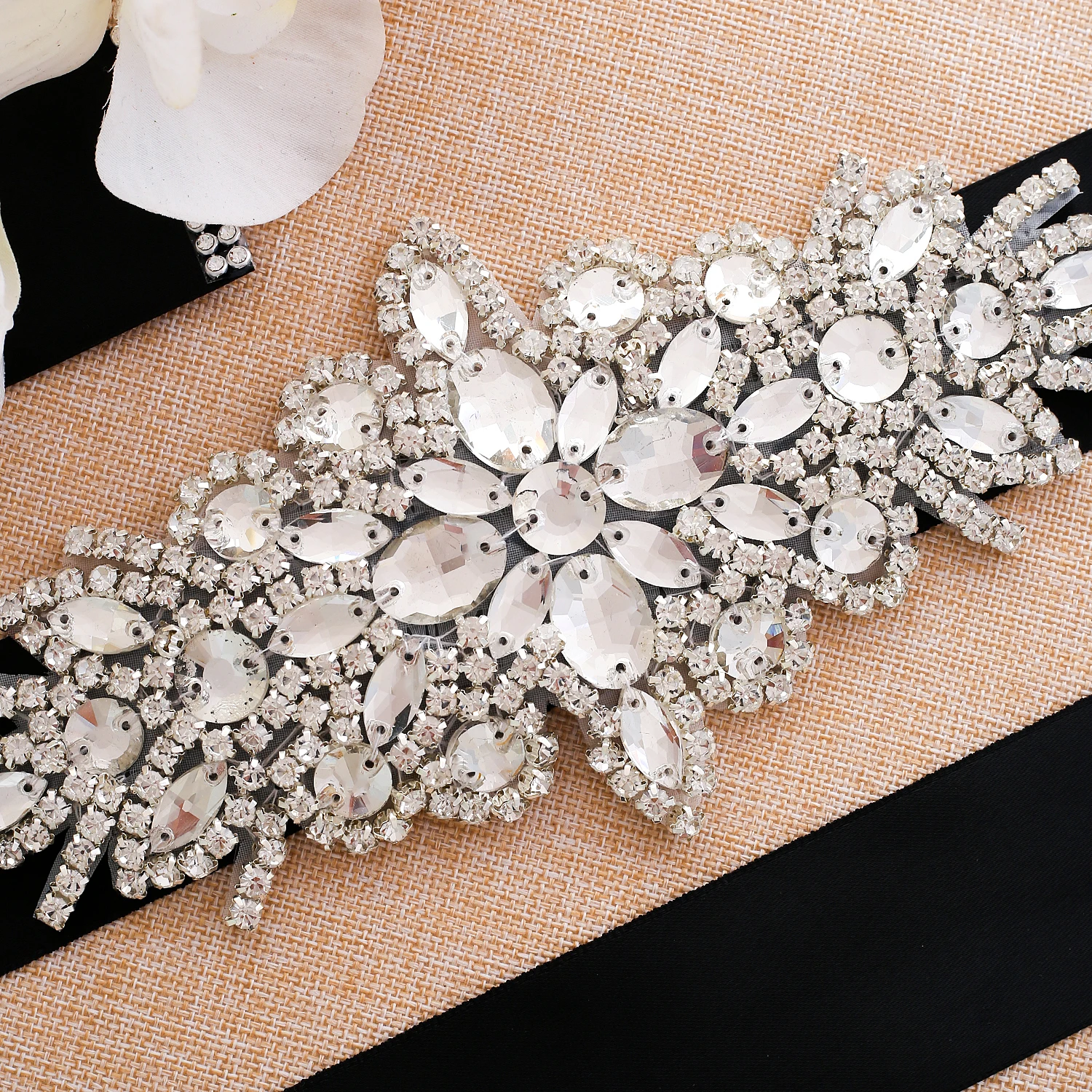 TOPQUEEN S11 Wedding Belts Bride Beaded Bridal Dress Sash Luxury Rhinestone  Jewel Women's Accessories Gown Decoration Girdles