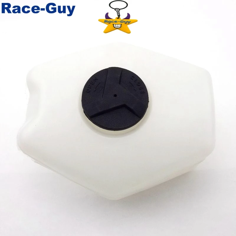 

White Plastic Petrol Gas Fuel Tank For Chinese 2 Stroke 47cc 49cc Minimoto Kids Mini Moto Pocket Bike