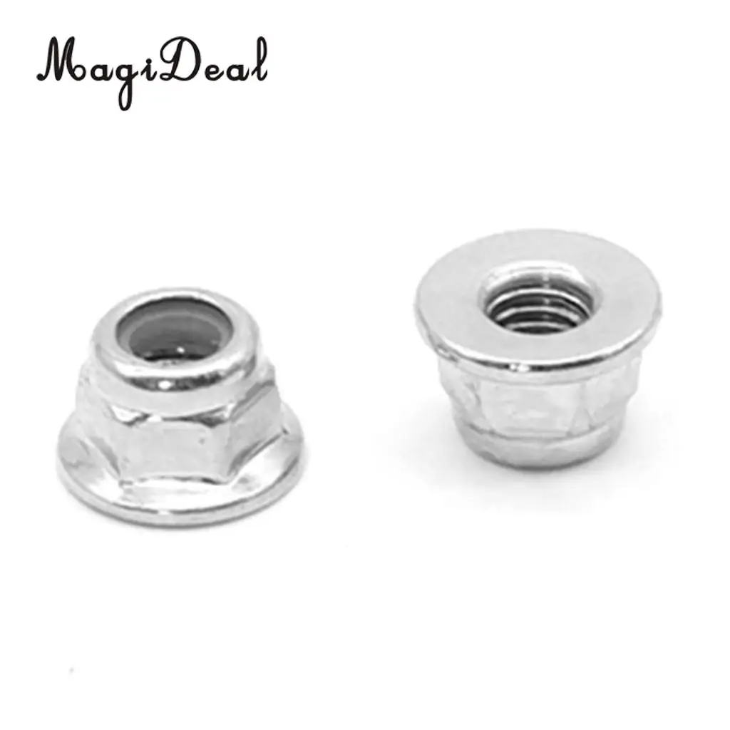 8pcs Silver Alum M4 Lock Wheel Nut Fit WLtoys 12428 12423 RC Car parts