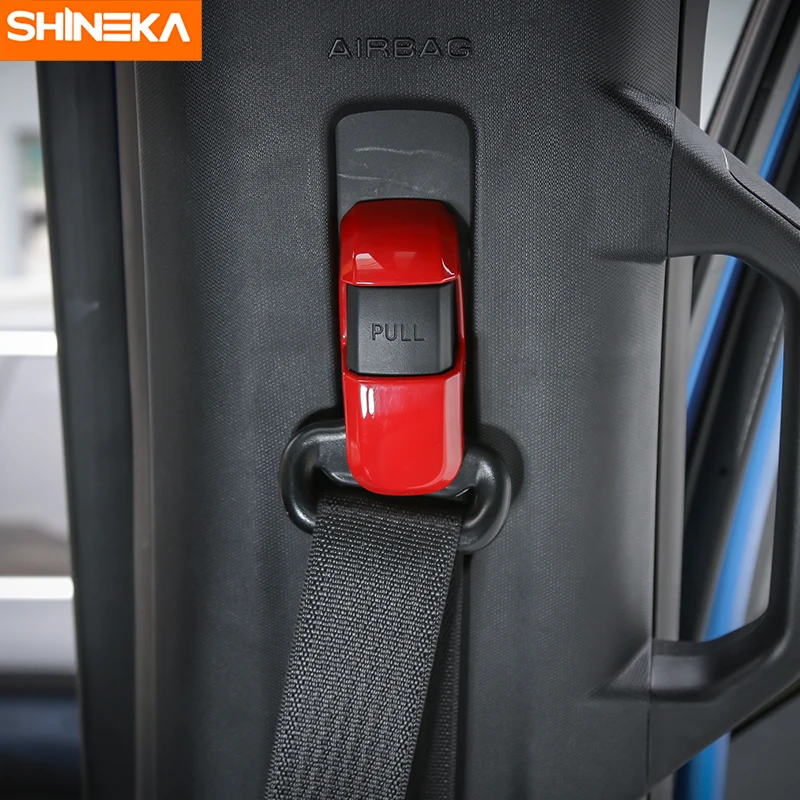 SHINEKA автомобильный Стайлинг ремень безопасности крышка Накладка безопасности пряжка крышка полосы подходит для Ford F150 2009++ автомобильные аксессуары