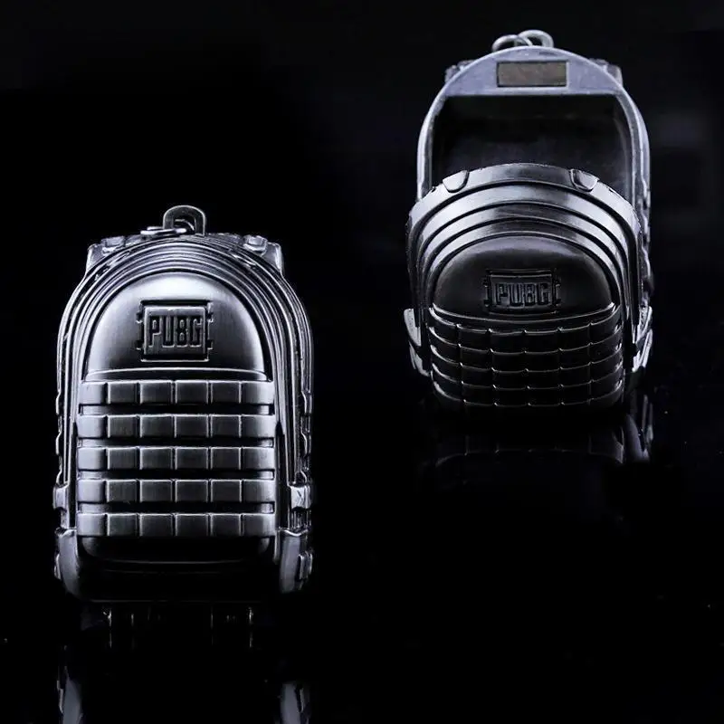  Game Playerunknown's Battlegrounds PUBG Cosplay Great Escape Players Backpacks Keychain Alloy Weapo