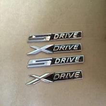 5X 3D черный металл хром матовый Xdrive X drive Sdrive S drive эмблема наклейка значок для 3 4 5 6 7 серии X1 X3 X5 E70 X6 E71