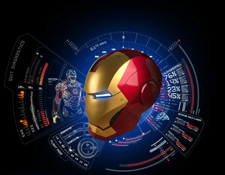 [Estartek] Roan Toys 1/1 Косплей Шлем Ironman MK7 MK46 MK3 электрическая открывающаяся версия для коллекции фанатов
