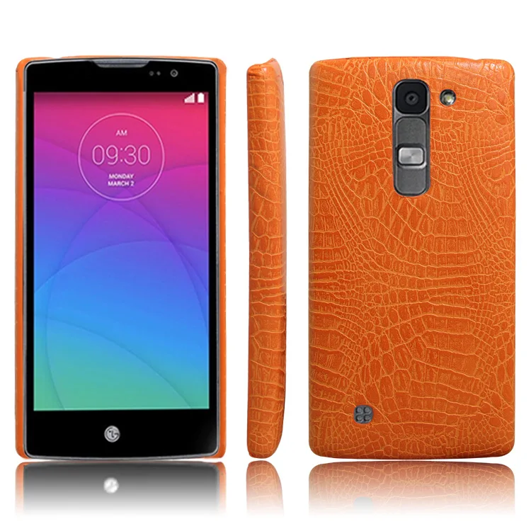 Crocodile Pattern Case For LG Spirit 4G H440N PU Leather Phone H422 H440Y Cell Back Cover |