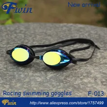 Professional competition swimming goggles anti-fog UV resist mirrored lens racing swimming goggles