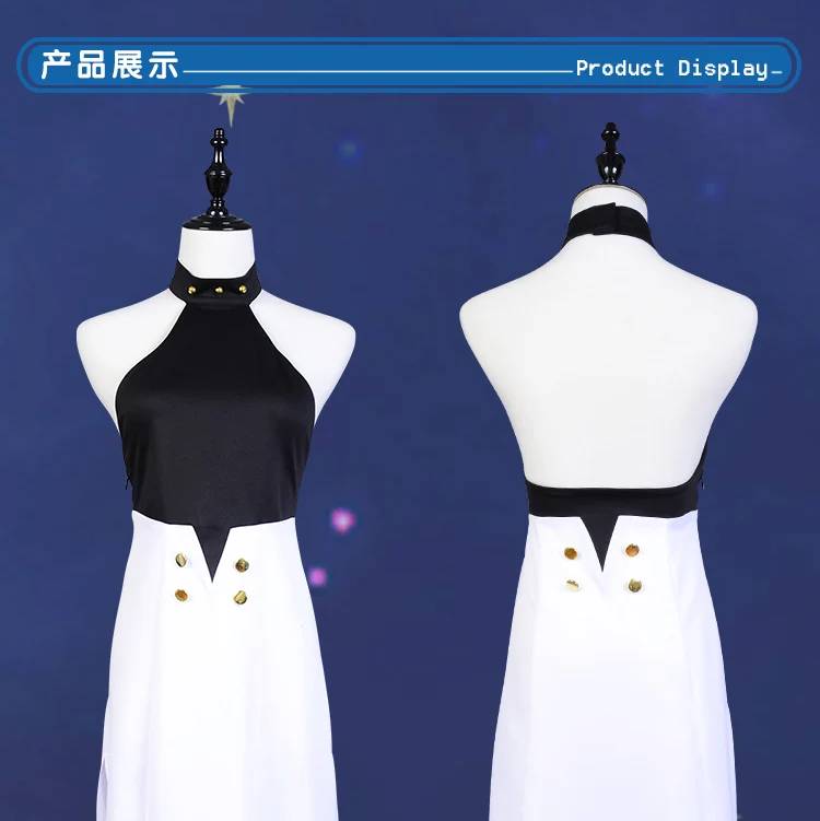 Seraph of the end Asuramaru Cos Dress Black White Cosplay Costume Free Shipping