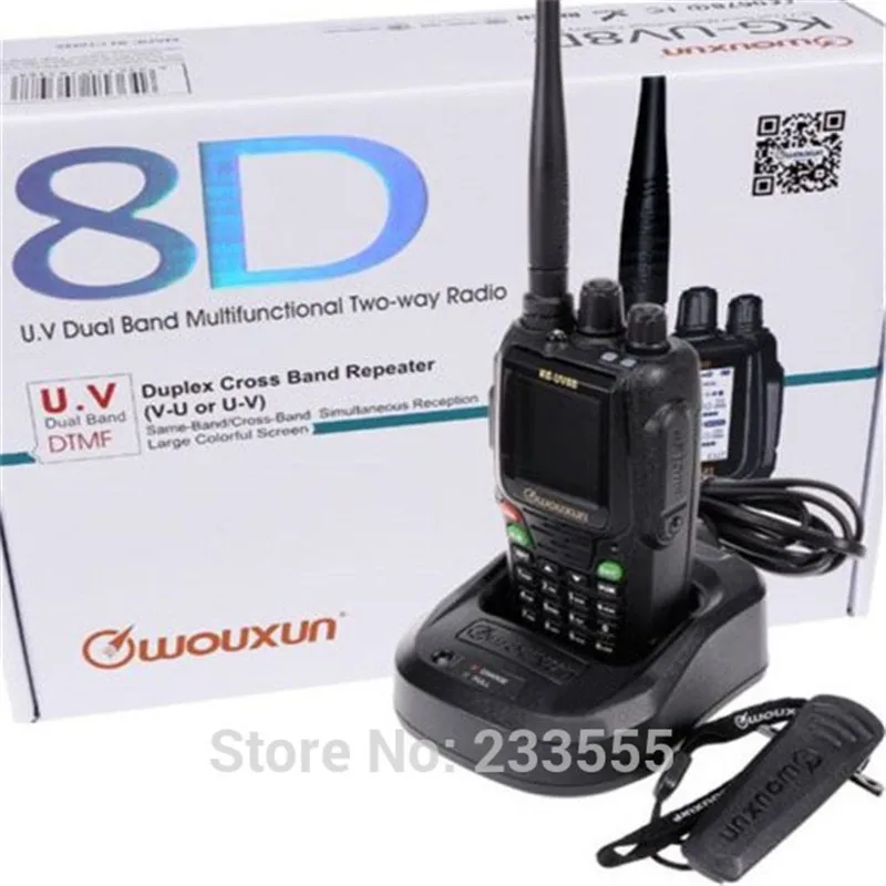 10 шт. Новый Радио Двухканальные рации WOUXUN KG-UV8D VHF/UHF 134-174/400-520 мГц повторителя 999ch двухстороннее радио Портативный Радио трансивер