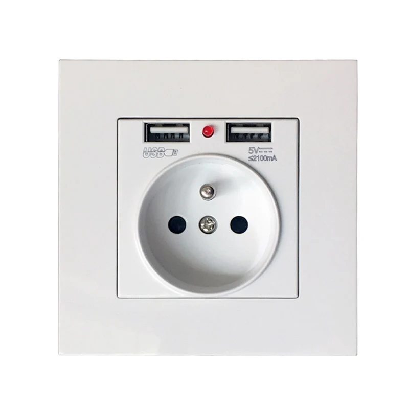 Coswall-2017-New-16A-French-Standard-Wall-Power-Socket-High-Quality-PC-Plastic-panel-Outlet-2