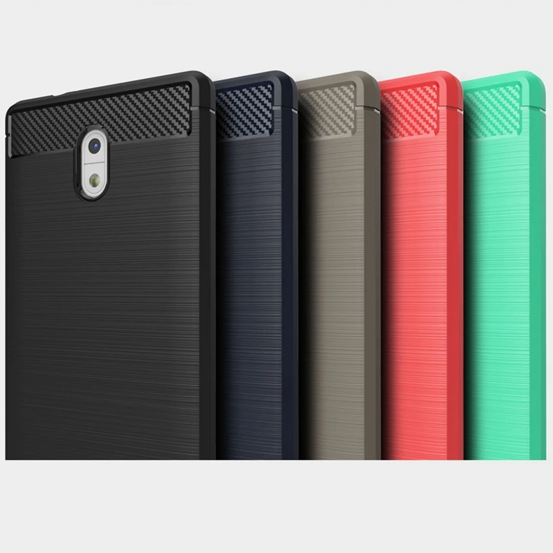 For Nokia 3 Case Nokia 3 Cover On For Nokia3 Premium Original Silicone Mix Hybrid Protective  Soft Shell