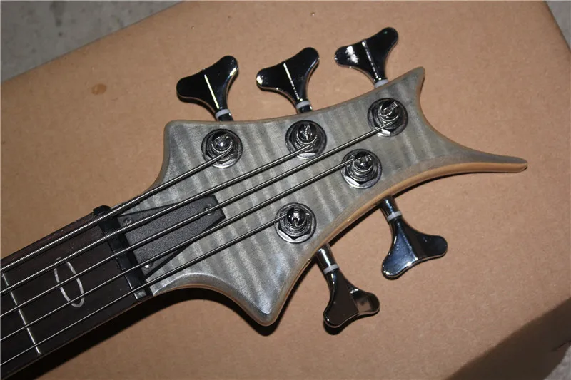 24 frets 5 strings electric bass guitar active pickups Free Shipping 1 2